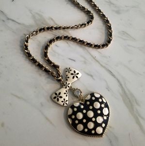 Betsey Johnson Pendent Heart Necklace